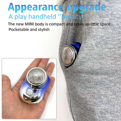 Mini Portable Face Cordless Shavers Rechargeable USB Electric